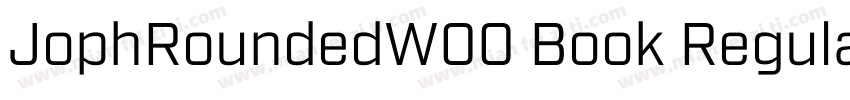 JophRoundedW00 Book Regular字体转换